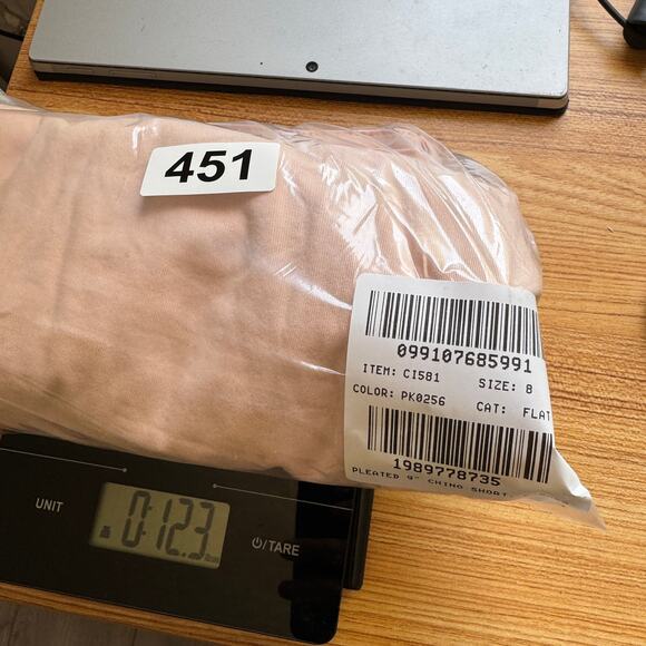 J.Crew 9" Pleated Heritage Chino Short WMNS 8 Ballet Slipper High Rise Stretchy - Picture 6 of 6